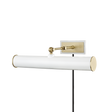 Mitzi Holly Aged Brass/soft Off White 16.25W x 4.75H Lighting