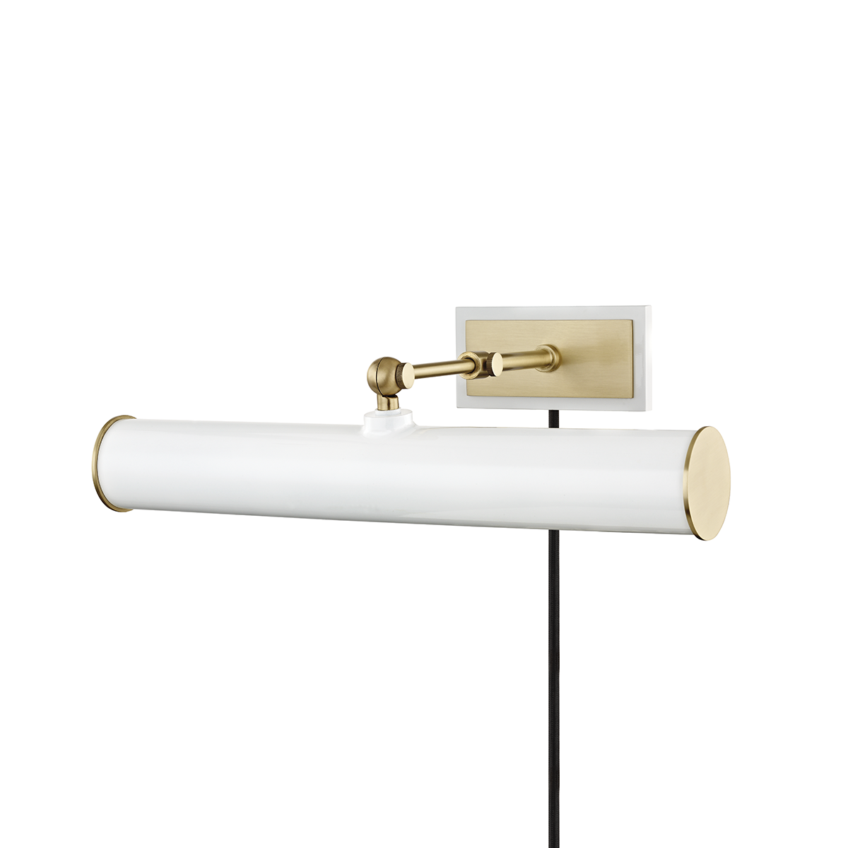 Mitzi Holly Aged Brass/soft Off White 16.25W x 4.75H Lighting