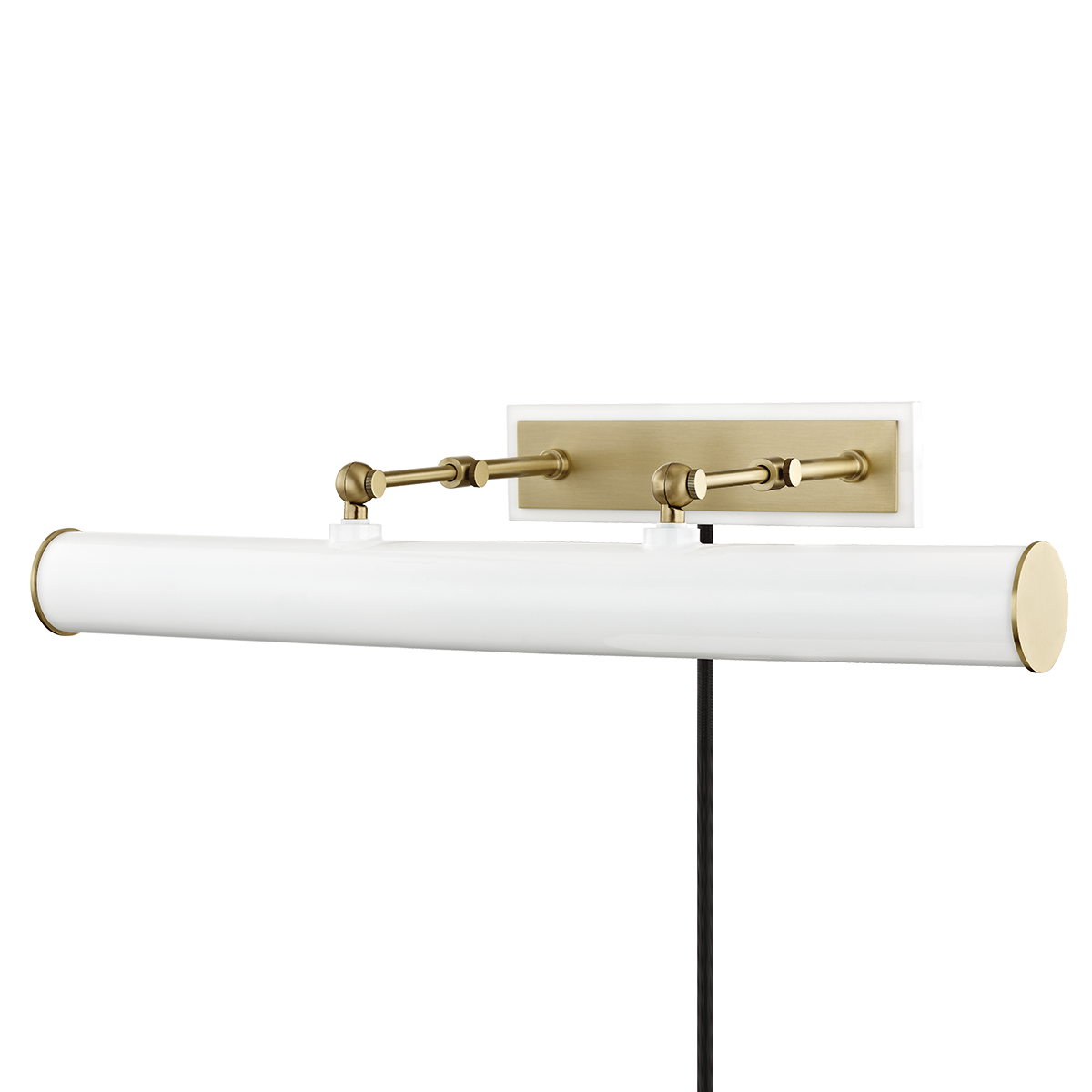 Mitzi Holly Aged Brass/soft Off White 24.25W x 4.75H Lighting