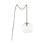 Mitzi Margot Aged Brass 12.25W x 28L x 10.5H Pendant