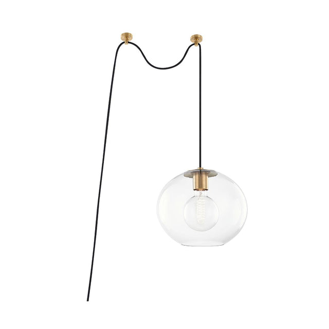 Mitzi Margot Aged Brass 12.25W x 28L x 10.5H Pendant