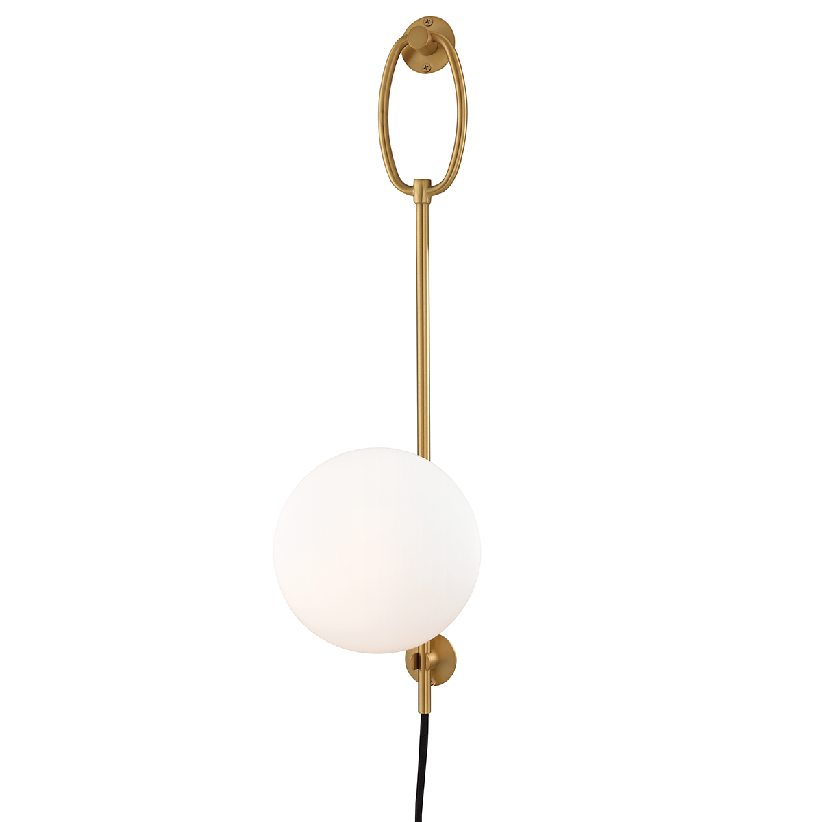 Mitzi Gina Aged Brass 7W x 24.25H Wall Sconce