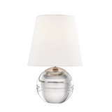 Mitzi Nicole Polished Nickel 8.5W x 12.75H Table Lamp