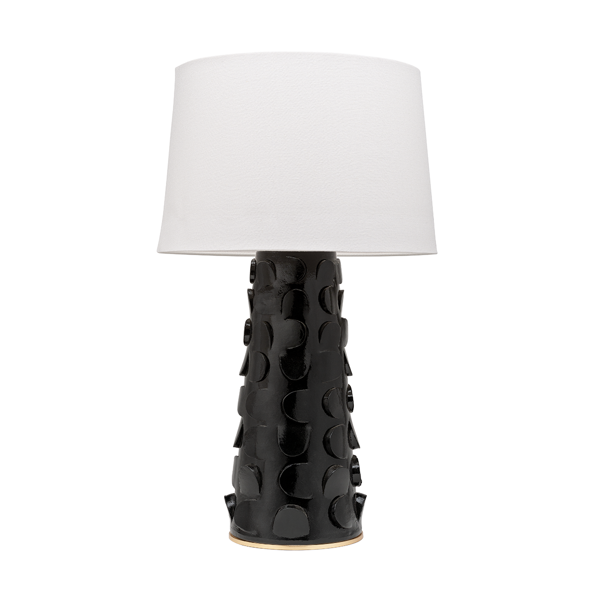Mitzi Naomi Black Lustro/gold Leaf Combo 16W x 26.75H Table Lamp