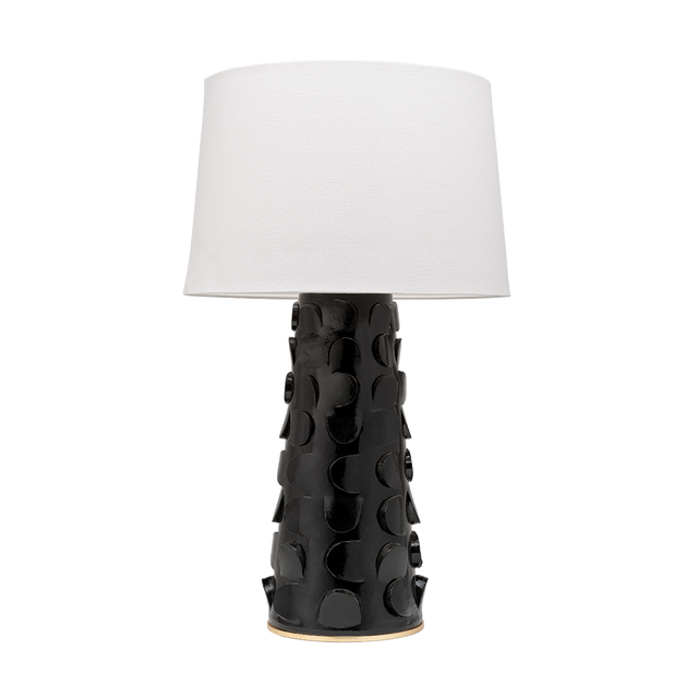 Mitzi Naomi Black Lustro/gold Leaf Combo 16W x 26.75H Table Lamp