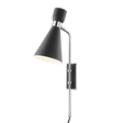 Mitzi Willa Polished Nickel/black 6.25W x 24H Wall Sconce