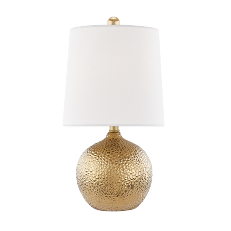 Mitzi Heather Gold 8W x 14.5H Table Lamp
