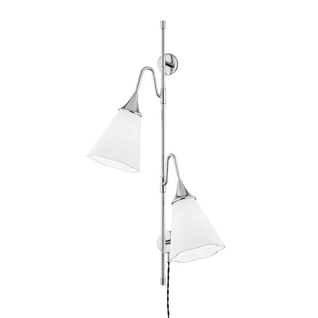 Mitzi Mara Polished Nickel 18W x 33.25H Wall Sconce