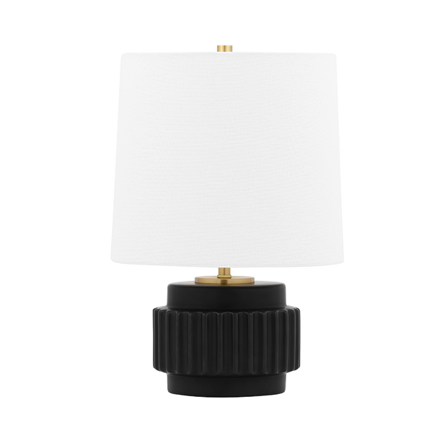Mitzi Kalani Matte Black 9.25W x 14H Table Lamp