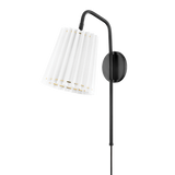 Mitzi Demi Soft Black 7.75W x 20.25H Wall Sconce