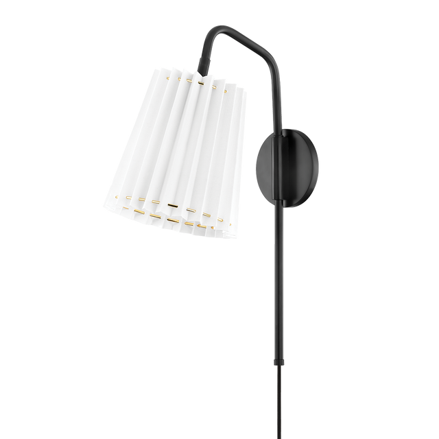 Mitzi Demi Soft Black 7.75W x 20.25H Wall Sconce