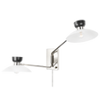 Mitzi WHITLEY Polished Nickel 9W x 19.75H Wall Sconce