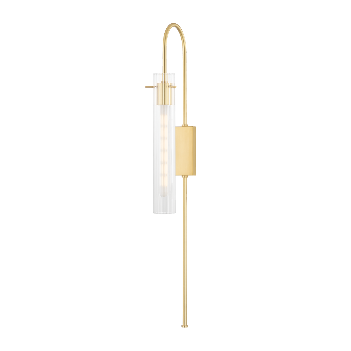 Mitzi Nettie Aged Brass 12W x 36H Wall Sconce