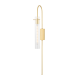 Mitzi Nettie Aged Brass 12W x 36H Wall Sconce