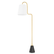 Mitzi Jaimee Aged Brass 21.25W x 59H Floor Lamp