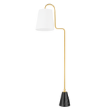 Mitzi Jaimee Aged Brass 21.25W x 59H Floor Lamp