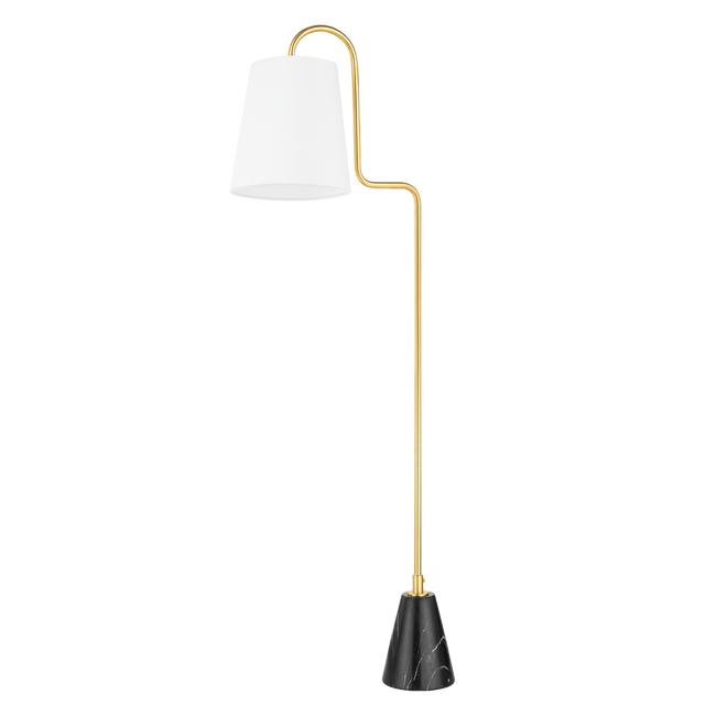 Mitzi Jaimee Aged Brass 21.25W x 59H Floor Lamp