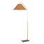 Mitzi Lauren AGED BRASS/TEXTURED BLACK COMBO 19.5W x 25.5L x 60H Floor Lamp