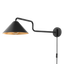 Mitzi Brianna Gold Leaf/soft Black Combo 12W x 8.25H Wall Sconce