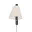 Mitzi Ellen AGED BRASS/WOOD CHARRED ASH 9.75W x 15.5H Wall Sconce