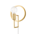 Mitzi Tory Aged Brass 8.25W x 11H Wall Sconce