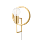 Mitzi Tory Aged Brass 8.25W x 11H Wall Sconce