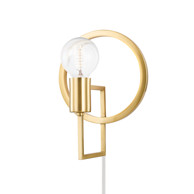 Mitzi Tory Aged Brass 8.25W x 11H Wall Sconce
