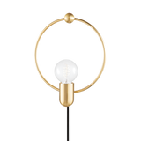 Mitzi Darcy Aged Brass 10W x 12.25H Wall Sconce