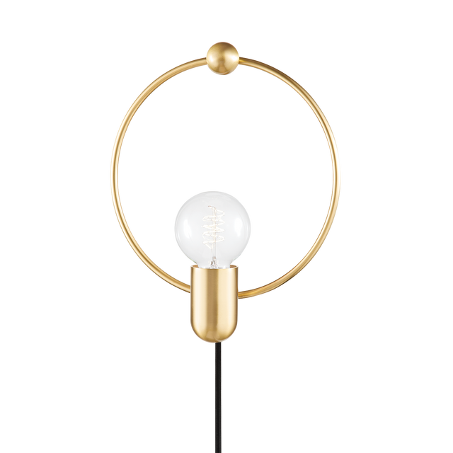 Mitzi Darcy Aged Brass 10W x 12.25H Wall Sconce