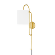 Mitzi Caroline Aged Brass 6.5W x 26.75H Wall Sconce