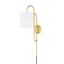 Mitzi Caroline Aged Brass 6.5W x 26.75H Wall Sconce