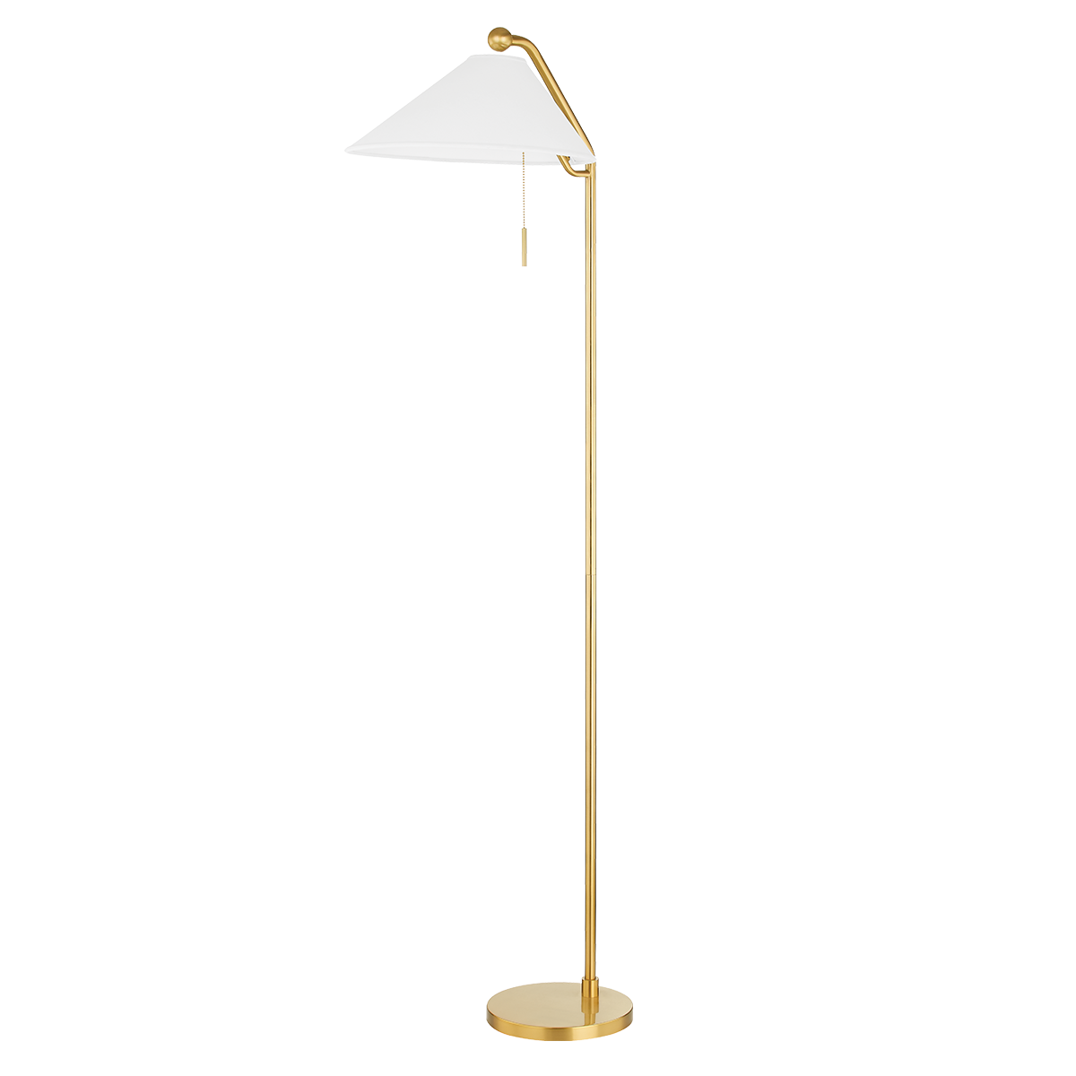 Mitzi Aisa Aged Brass 11.75W x 65H Floor Lamp