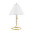 Mitzi Martha Aged Brass 14W x 22.75H Table Lamp