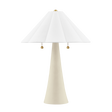 Mitzi Alana AGED BRASS/CERAMIC ANTIQUE IVORY 17W x 23H Table Lamp