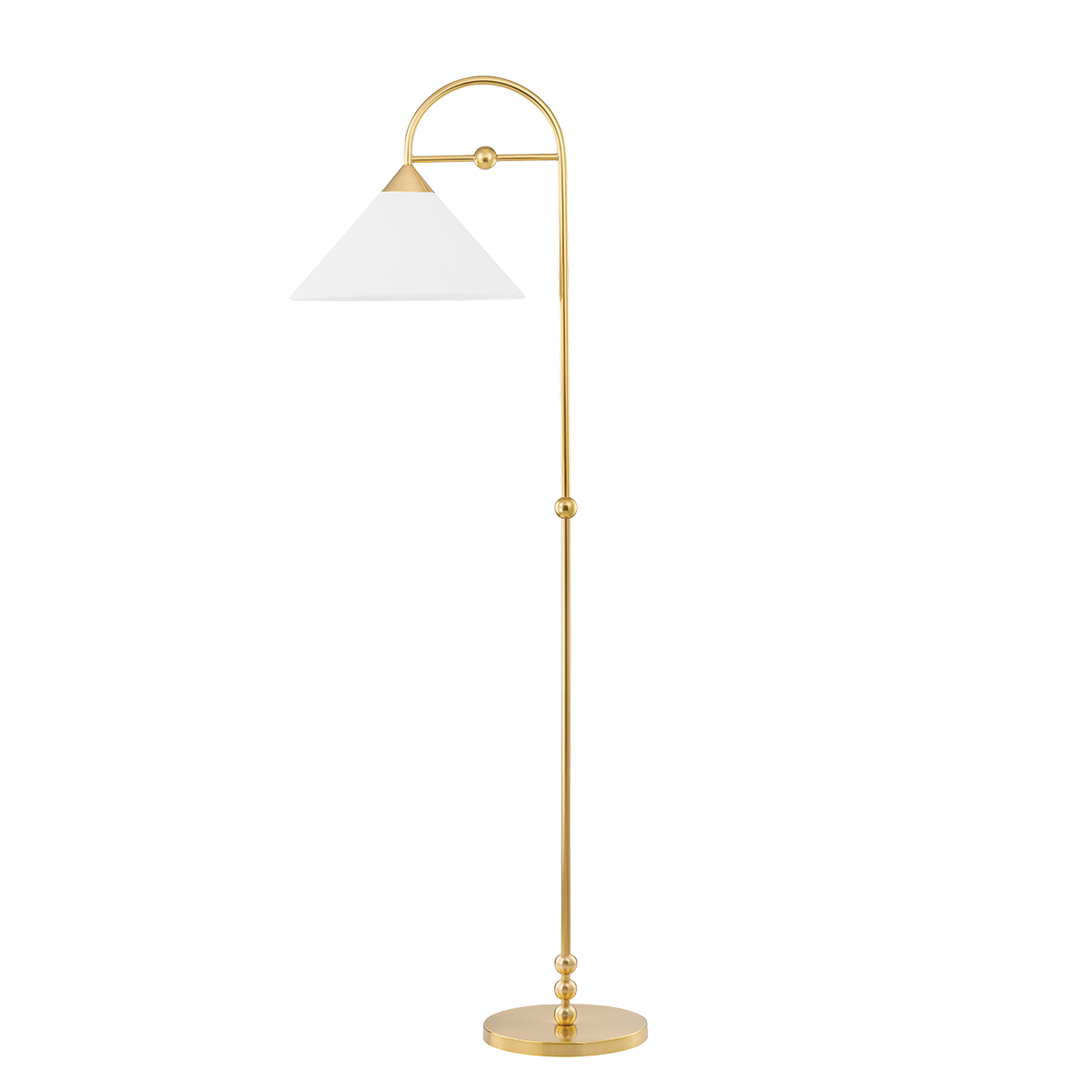 Mitzi Sang Aged Brass 15W x 64.5H Floor Lamp