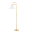 Mitzi Sang Aged Brass 15W x 64.5H Floor Lamp
