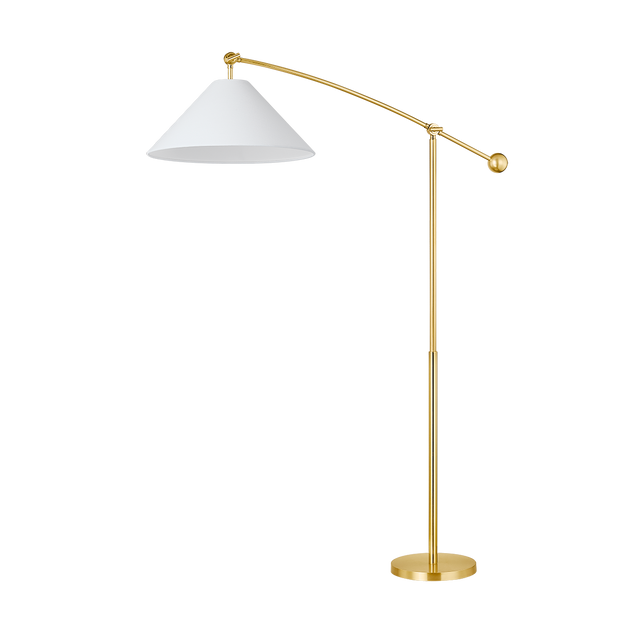 Mitzi BIRDIE AGED BRASS 18W x 43.25L x 57.5H Floor Lamp