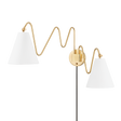 Mitzi Onda Aged Brass 10.5W x 20.5H Wall Sconce