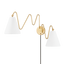 Mitzi Onda Aged Brass 10.5W x 20.5H Wall Sconce