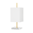Mitzi Mikaela Aged Brass 7W x 7L x 18.25H Table Lamp