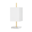 Mitzi Mikaela Aged Brass 7W x 7L x 18.25H Table Lamp