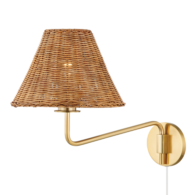 Mitzi Issa Aged Brass 13.5W x 13.5H Wall Sconce