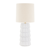 Mitzi Maisie Aged Brass 12.5W x 26.75H Table Lamp
