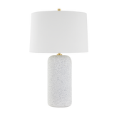 Mitzi Margaret Aged Brass 17W x 26.75H Table Lamp