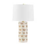 Mitzi Minnie Aged Brass 15W x 26.25H Table Lamp