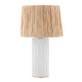 Mitzi Daniella Aged Brass 14W x 22.75H Table Lamp