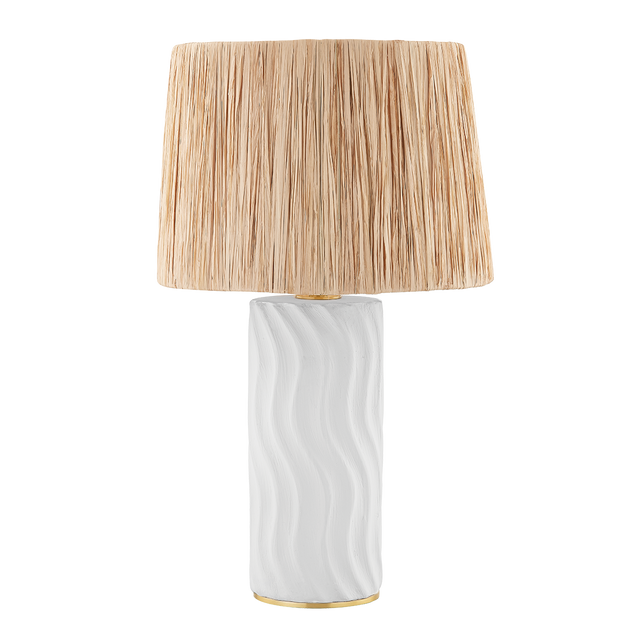 Mitzi Daniella Aged Brass 14W x 22.75H Table Lamp