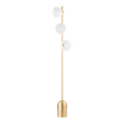 Mitzi Belle Aged Brass 11W x 8.75L x 67H Floor Lamp