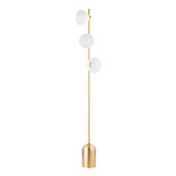 Mitzi Belle Aged Brass 11W x 8.75L x 67H Floor Lamp