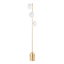 Mitzi Belle Aged Brass 11W x 8.75L x 67H Floor Lamp